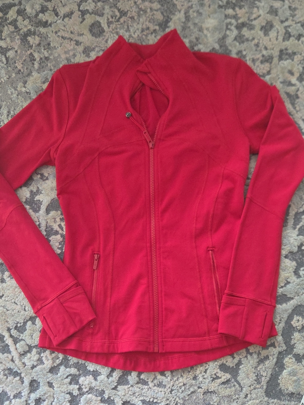 Lululemon Define Nulu Jacket In Cherry Red